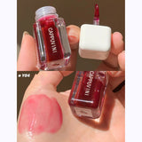 Xpoko Small Square Transparent Lip Gloss Christmas Thanksgiving gifts