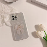 Xpoko Quicksand Bow Phone Case