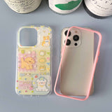 Xpoko Ins Colorful Cute Puppy Phone Case For Iphone 14 15promax 15Pro 14ProMax 13 15 Pro Max 13ProMax 14Pro Cartoon Cover Fundas