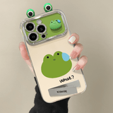 Xpoko Big Eye Frog Phone Case With Holder