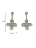 Xpoko Simple Elegance Petal Earrings