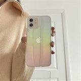 Xpoko Laser Rainbow Gradient Phone Case