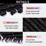 Xpoko Synthetic Twist Crochet Curly Hair Ombre Pink wine Blonde Brown Water Wave 16 Inch Deep Wave Braid Hair Braiding Hair Extensions