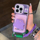 Xpoko Purple Monster Bracket Phone Case