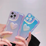 Xpoko Laser Three-dimensional Love Phone Case Christmas Thanksgiving gifts