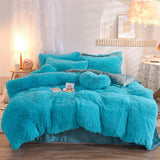 Xpoko Dreamy Winter Mink Fleece Bedsheet Set