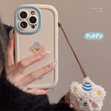 Xpoko Puppy Plush Lanyard Phone Case