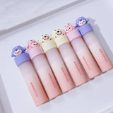 Xpoko Cute Doll Head Lipstick Christmas Thanksgiving gifts