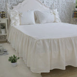 Xpoko Amazing luxury bedding set cake layers embroidery ruffle lace duvet cover bed sheet bedspread princess bed bow pillowcase HM-01S