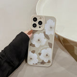 Xpoko Vintage Matte Flower Phone Case