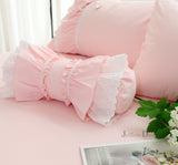 Xpoko Super Cute Lace cushion decorative bedding pillow European candy cushion princess big ruffle desgin lumbar pillow sofa pillows