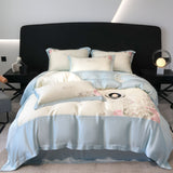 Xpoko - Aesthetic Embroidery Home Textiles Duvet Cover Bedding Set