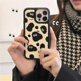 Xpoko Plush Embroidered Briquettes Phone Case