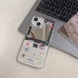 Xpoko Retro Cute Mirror Y2K Phone Case