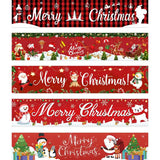 Xpoko Christmas Outdoor Banner Flag Merry Christmas Decoration for Home 2024 Xmas Ornament Navidad Natal Noel Gift Happy New Year 2025