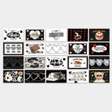 Xpoko Aesthetic Scrapbooking Sticker Set