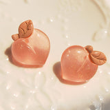 Xpoko Christmas Gifts Aesthetic Peach Earrings