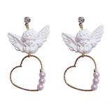 Xpoko Christmas Gifts BB Angel Earrings