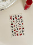 Xpoko Calix Nail Stickers Multi