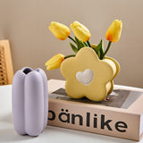 Xpoko Danish Pastel Ceramic Flower Vase