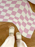 Xpoko Danish Pastel Wavy Checkered Rugs