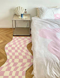 Xpoko Danish Pastel Wavy Checkered Rugs