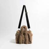 Xpoko Fluffy Faux Fur Tote Bag