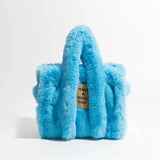 Xpoko Fluffy Faux Fur Tote Bag