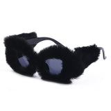 Xpoko Fuzzy Cat Eye Sunglasses