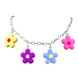 Xpoko Christmas Gifts Good Vibes Only Flower Chain Necklace