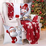 Xpoko Merry Christmas Cushion Cover Christmas Decorations for Home 2024 Christmas Ornaments Xmas Navidad Gifts Happy New Year 2025