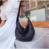 Xpoko Women Fashion Casual Hobo Bags  Large Capacity Shoulder Crossbody Bag Female  Wide Strap Handbag Brand Trending Underarm Purse