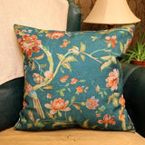 Xpoko 30x50/45/55/65x60/70x60cm American country retro flower cushion cover large back pillowcase decorative pillow cover