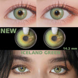 Xpoko 2Pcs/Pair Colored Contact Lenses Colorful Beauty Cosmetic Contacts Natural Color Lens Eye Contact Blue Lenses