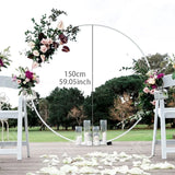 Xpoko Round Balloon Arch Balloon Circle Stand Holder Frame Ring Birthday Baloon Decor Wedding Party Decorations Baby Shower Background