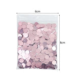 Xpoko 15g/bag 6mm Round Sequins Sprinkles Rose Gold Silver Blue Acrylic Table Scatters Wedding Decoration Spraying Confetti DIY Crafts