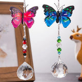 Xpoko Glass Crystal Butterfly Catcher