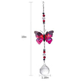 Xpoko Glass Crystal Butterfly Catcher