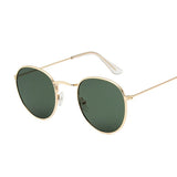 Xpoko Classic Vintage Sunglasses Women Brand Designer Shades Driving Sun Glasses Female Round Frame Retro Mirror Oculos De Sol