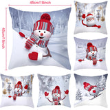 Xpoko Merry Christmas Cushion Cover Christmas Decorations for Home 2024 Christmas Ornaments Xmas Navidad Gifts Happy New Year 2025