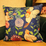 Xpoko 30x50/45/55/65x60/70x60cm American country retro flower cushion cover large back pillowcase decorative pillow cover