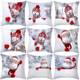 Xpoko Merry Christmas Cushion Cover Christmas Decorations for Home 2024 Christmas Ornaments Xmas Navidad Gifts Happy New Year 2025