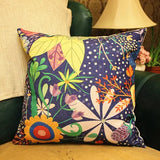 Xpoko 30x50/45/55/65x60/70x60cm American country retro flower cushion cover large back pillowcase decorative pillow cover