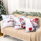 Xpoko Merry Christmas Cushion Cover Christmas Decorations for Home 2024 Christmas Ornaments Xmas Navidad Gifts Happy New Year 2025