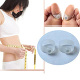 Xpoko 2Pcs/Pair Magnetic Therapy Slimming Toe Rings Fast Lose Weight Burn Fat Reduce Fats Body Silicone Foot Massage Toe Rings