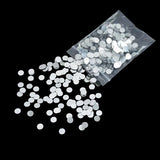 Xpoko 15g/bag 6mm Round Sequins Sprinkles Rose Gold Silver Blue Acrylic Table Scatters Wedding Decoration Spraying Confetti DIY Crafts