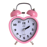 Xpoko Heart Twin Bell Alarm Clock