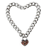 Xpoko Christmas Gifts Heart Lock Necklace