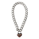 Xpoko Christmas Gifts Heart Lock Necklace