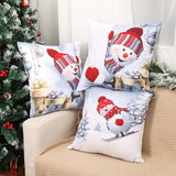 Xpoko Merry Christmas Cushion Cover Christmas Decorations for Home 2024 Christmas Ornaments Xmas Navidad Gifts Happy New Year 2025